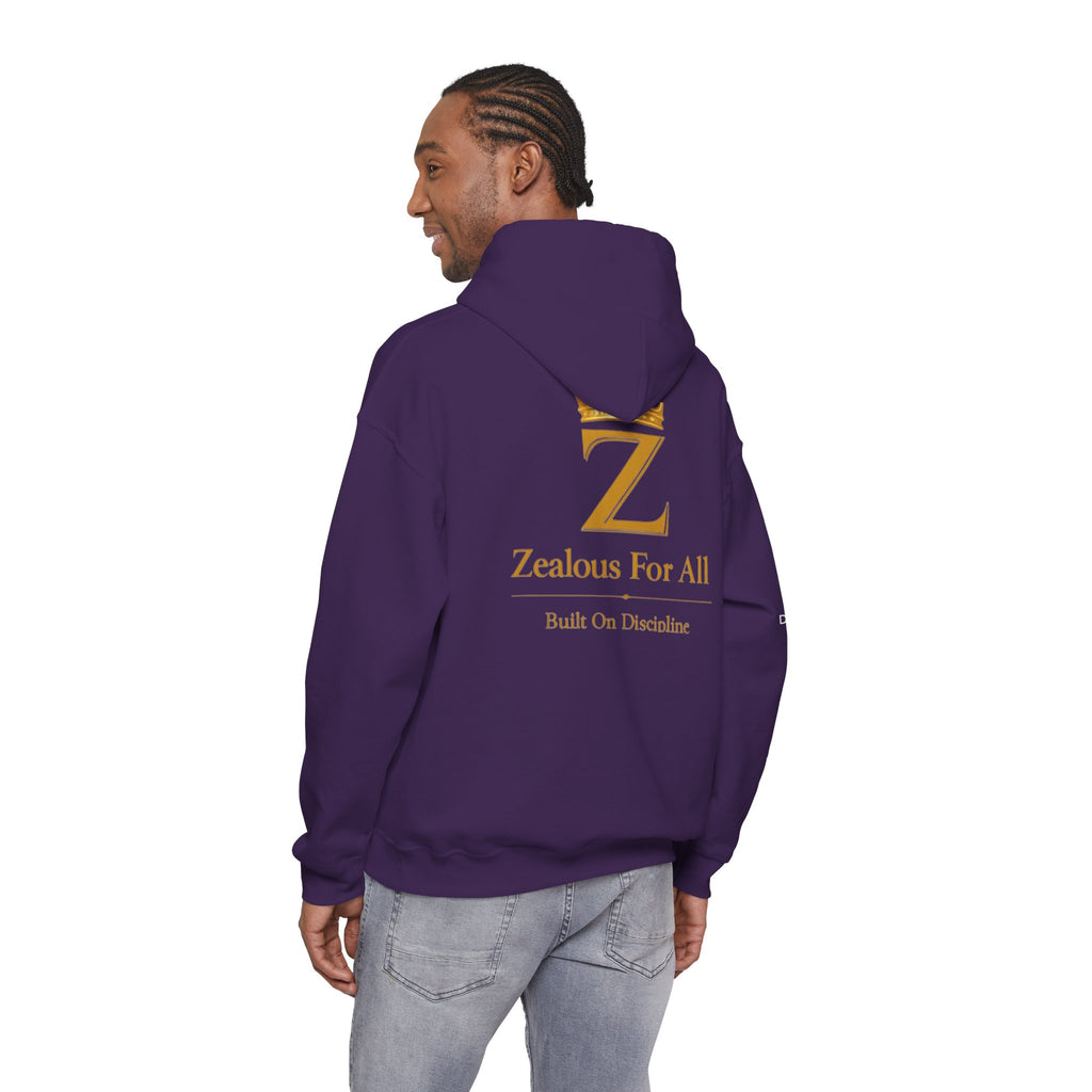 Zealous For All Crown Z Hoodie — Premium White Logo Sweatshirt - Zealous For All