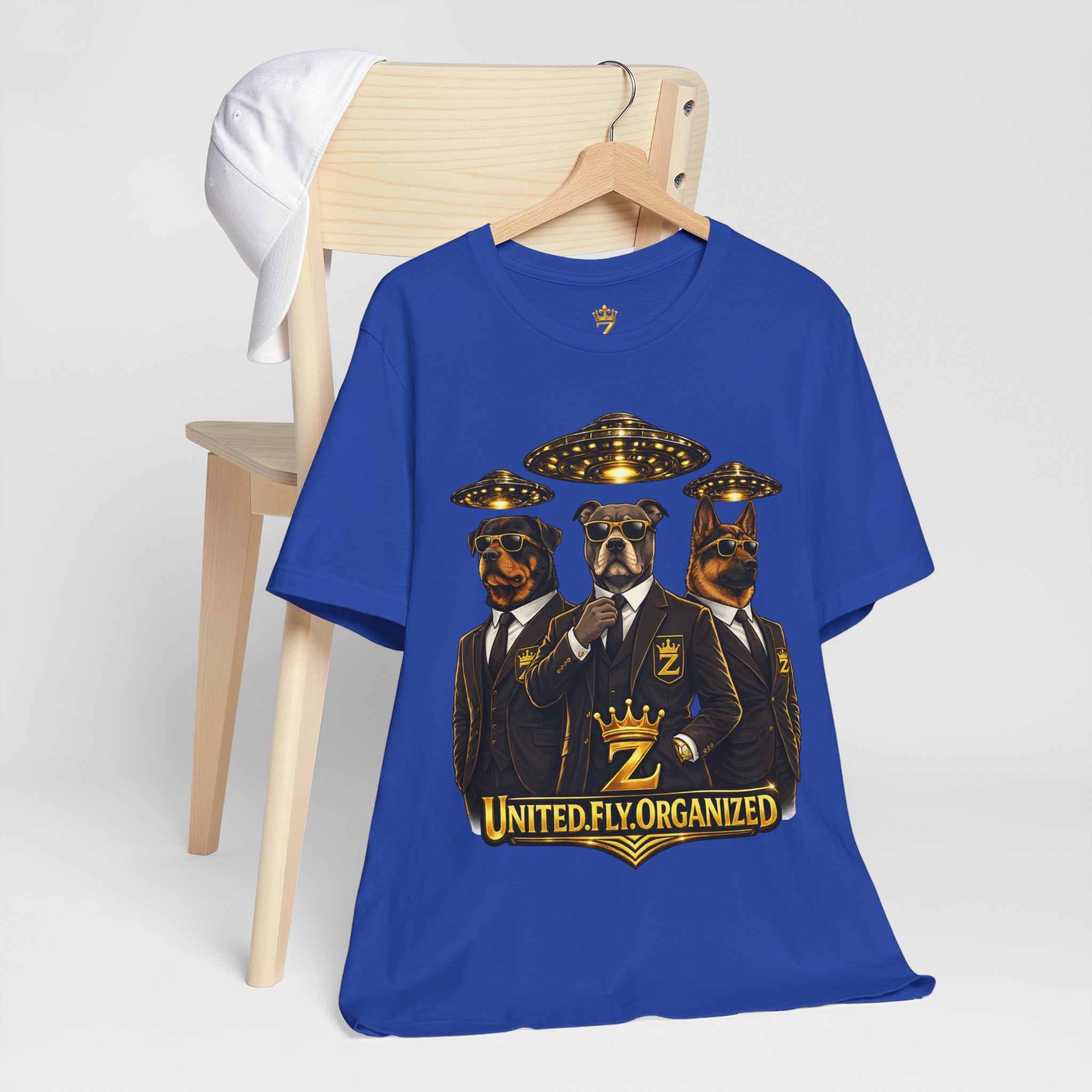 COMING SOON... United. Fly. Organized. Graphic Tee (Gold) Printify