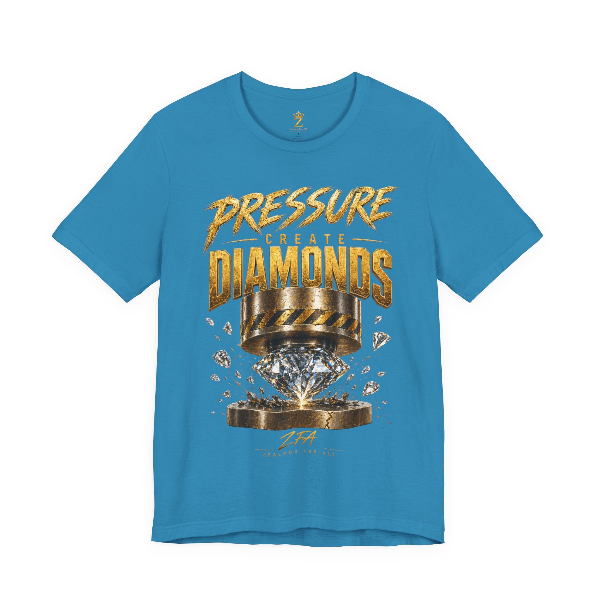 Pressure Create Diamonds T-Shirt — Motivational Graphic Tee