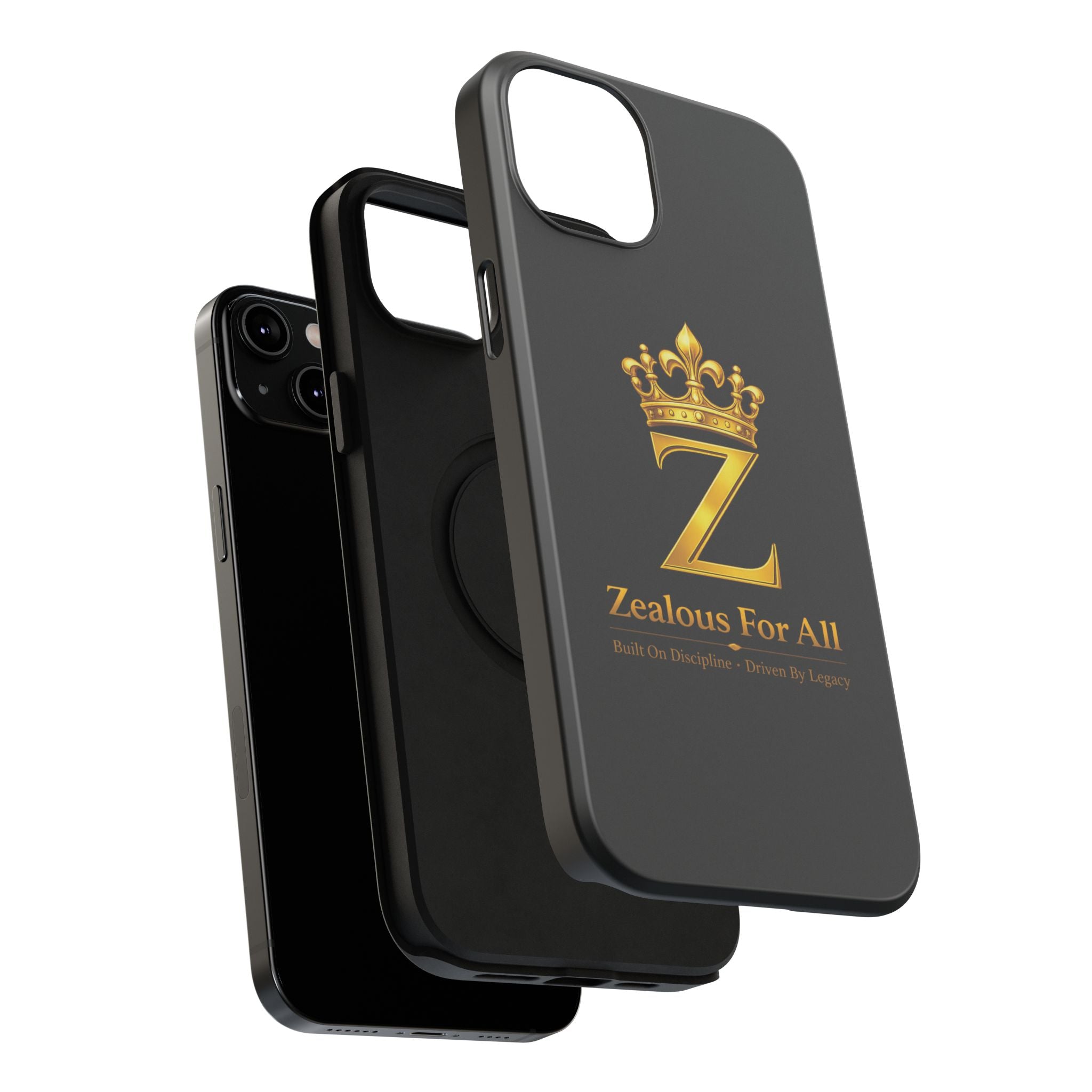 ZFA Phone Case  — "Zealous For All" Gold Crown Impact-Resistant Case Printify