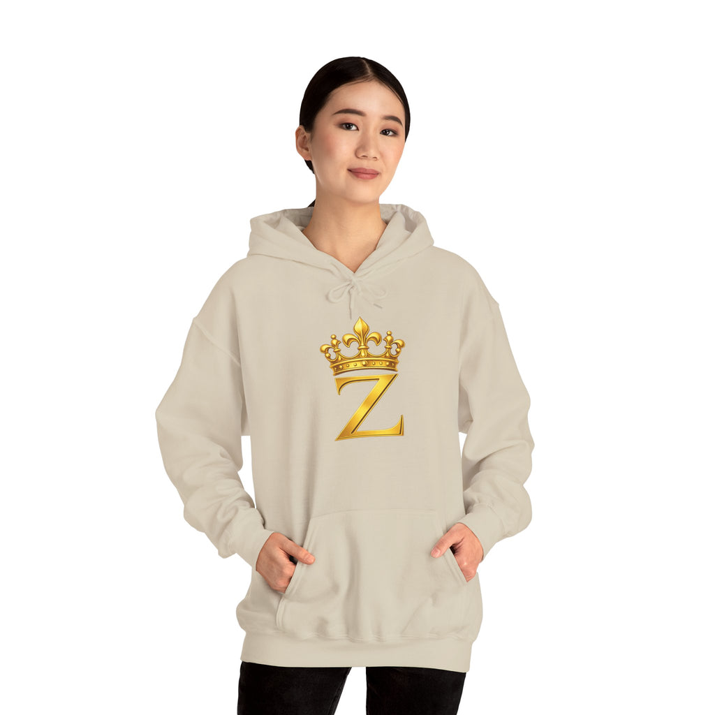 Zealous For All Hoodie — Gold Logo Printify