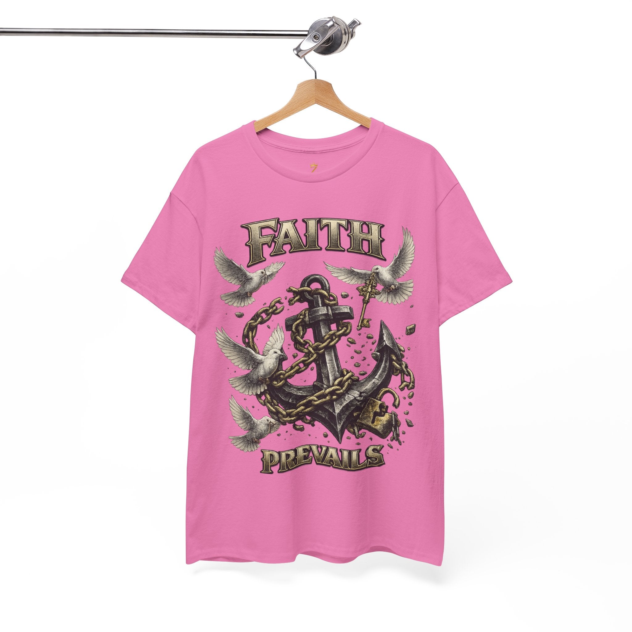 Adult Faith Prevails T‑Shirt (Black Anchor) Printify