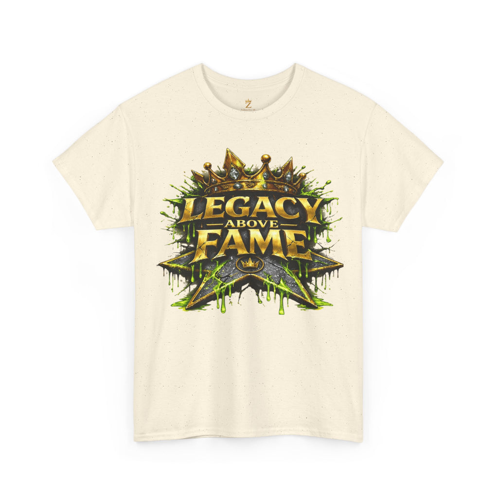 Adult Legacy Above Fame Graphic T-Shirt (Lime Green Drip) - Zealous For All