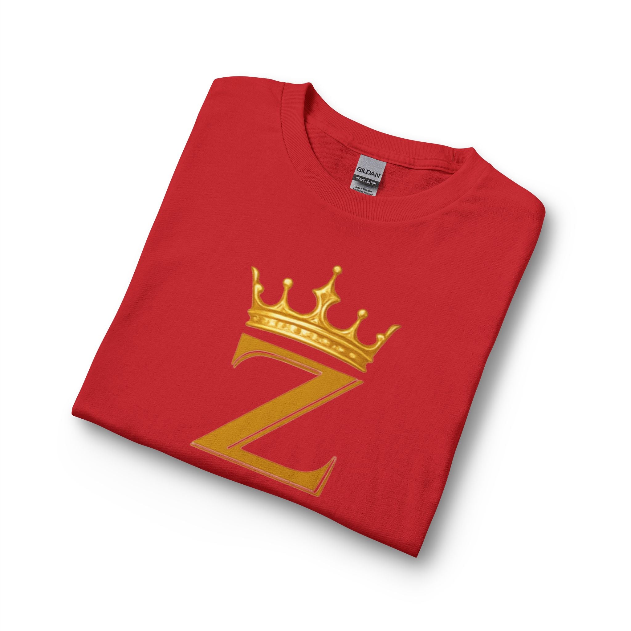 Long Sleeve Shirt — "Zealous For All" Gold Crown Logo, Motivational Athletic Streetwear Printify