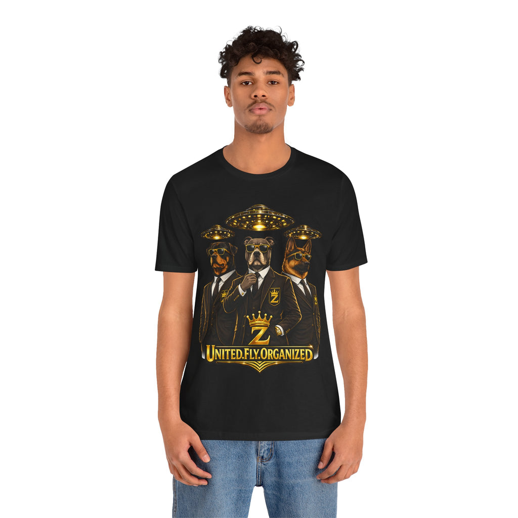 COMING SOON... United. Fly. Organized. Graphic Tee (Gold) Printify