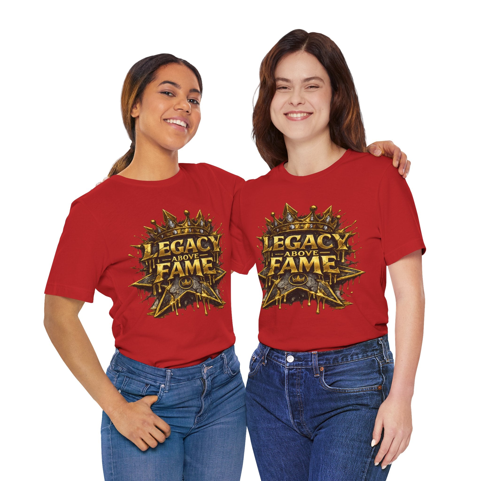 COMING SOON... Legacy Above Fame Graphic Tee (Gold Crown) Printify