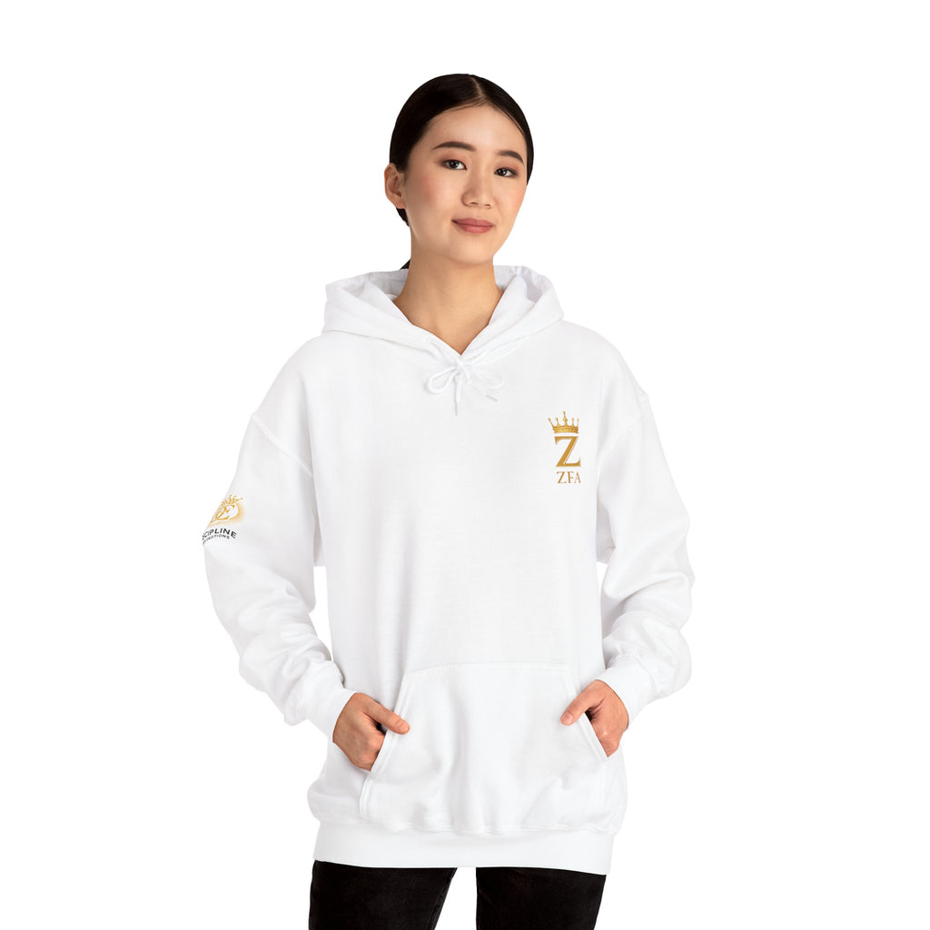 Zealous For All Crown Z Hoodie — Premium White Logo Sweatshirt - Zealous For All