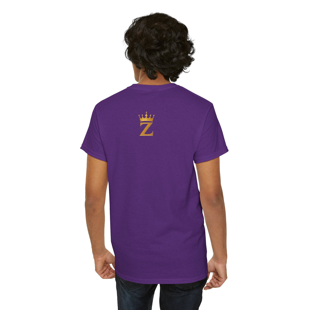 Unisex Zealous For All T-Shirt (Gold Logo (with Back logo) T-shirt) Printify