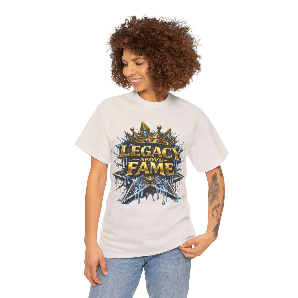 Adult Legacy Above Fame Graphic T-Shirt (Icy Blue Drip) - Zealous For All