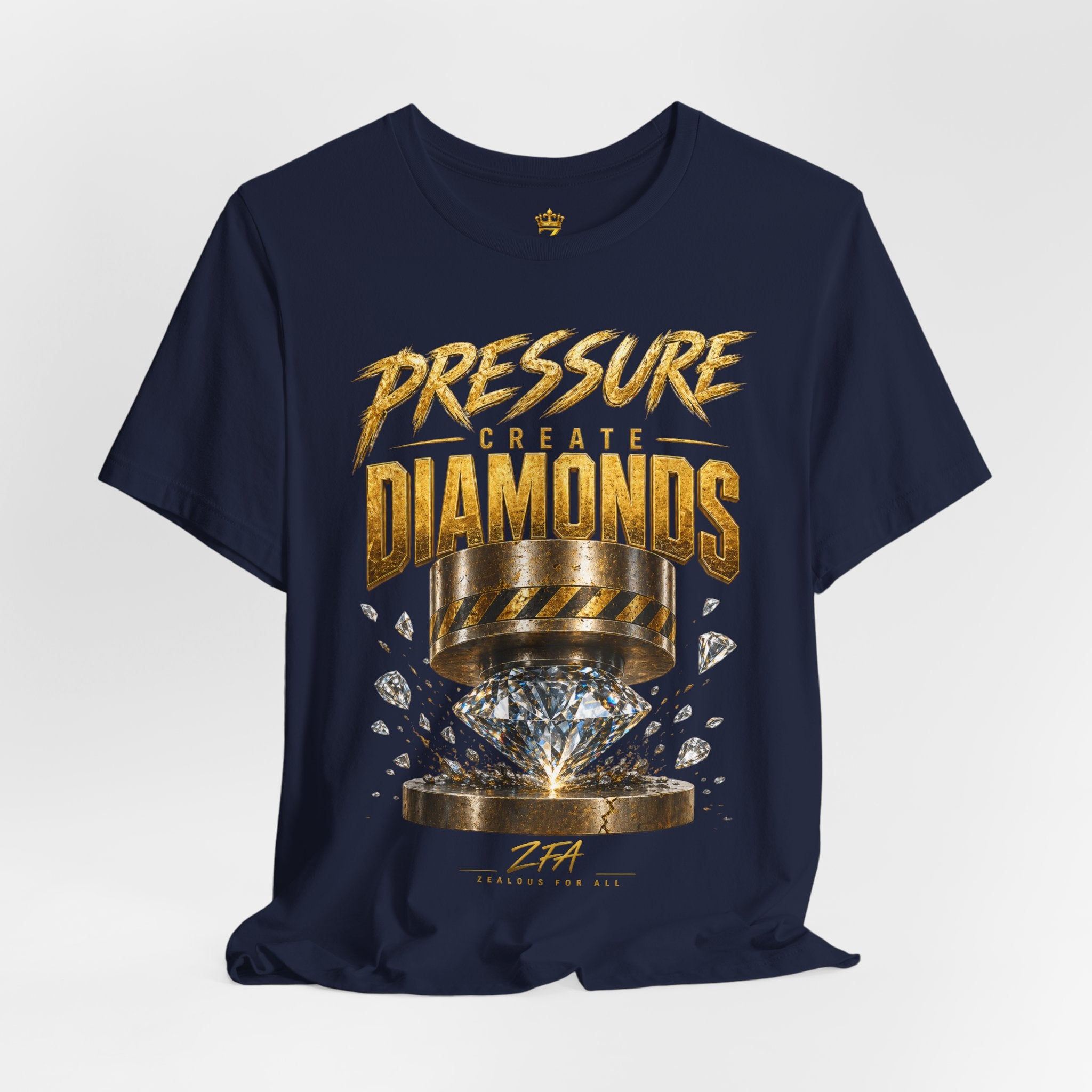Pressure Create Diamonds T-Shirt — Motivational Graphic Tee