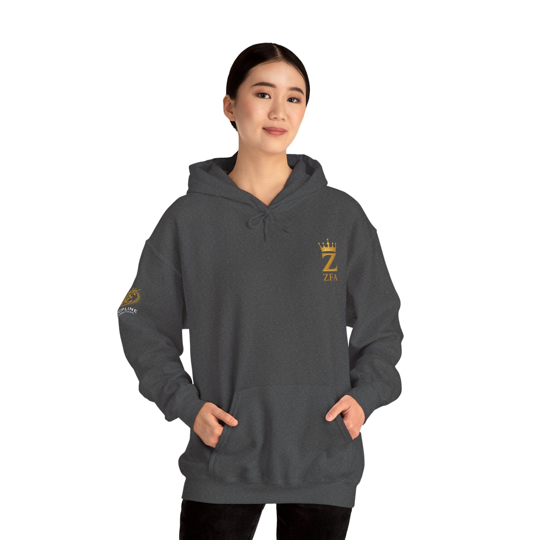 Zealous For All Crown Z Hoodie — Premium White Logo Sweatshirt - Zealous For All