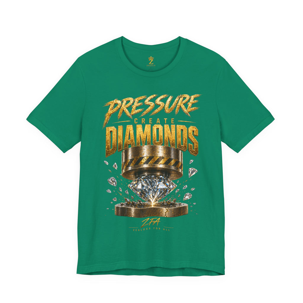 Pressure Create Diamonds T-Shirt — Motivational Graphic Tee