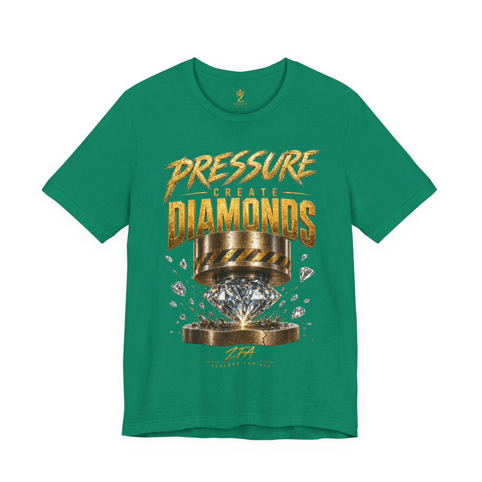 Pressure Create Diamonds T-Shirt — Motivational Graphic Tee