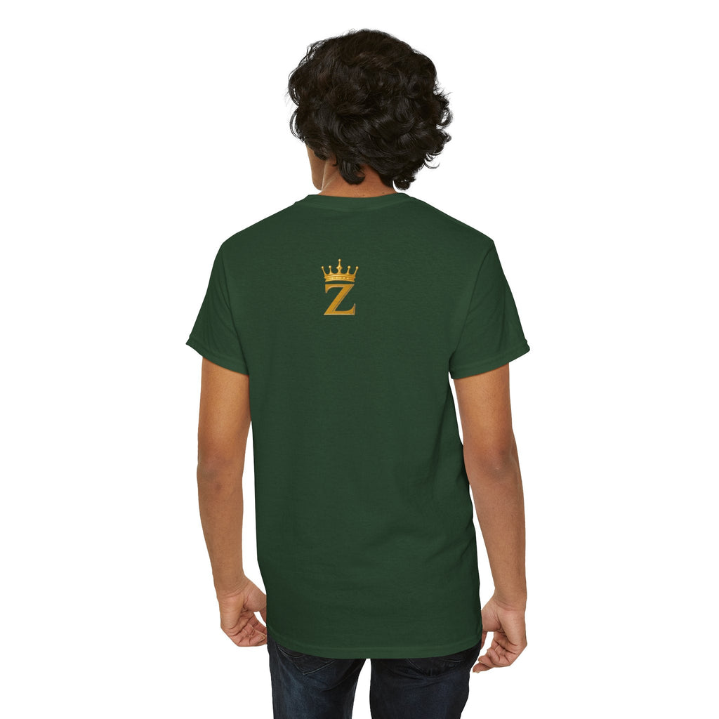 Unisex Zealous For All T-Shirt (Gold Logo (with Back logo) T-shirt) Printify