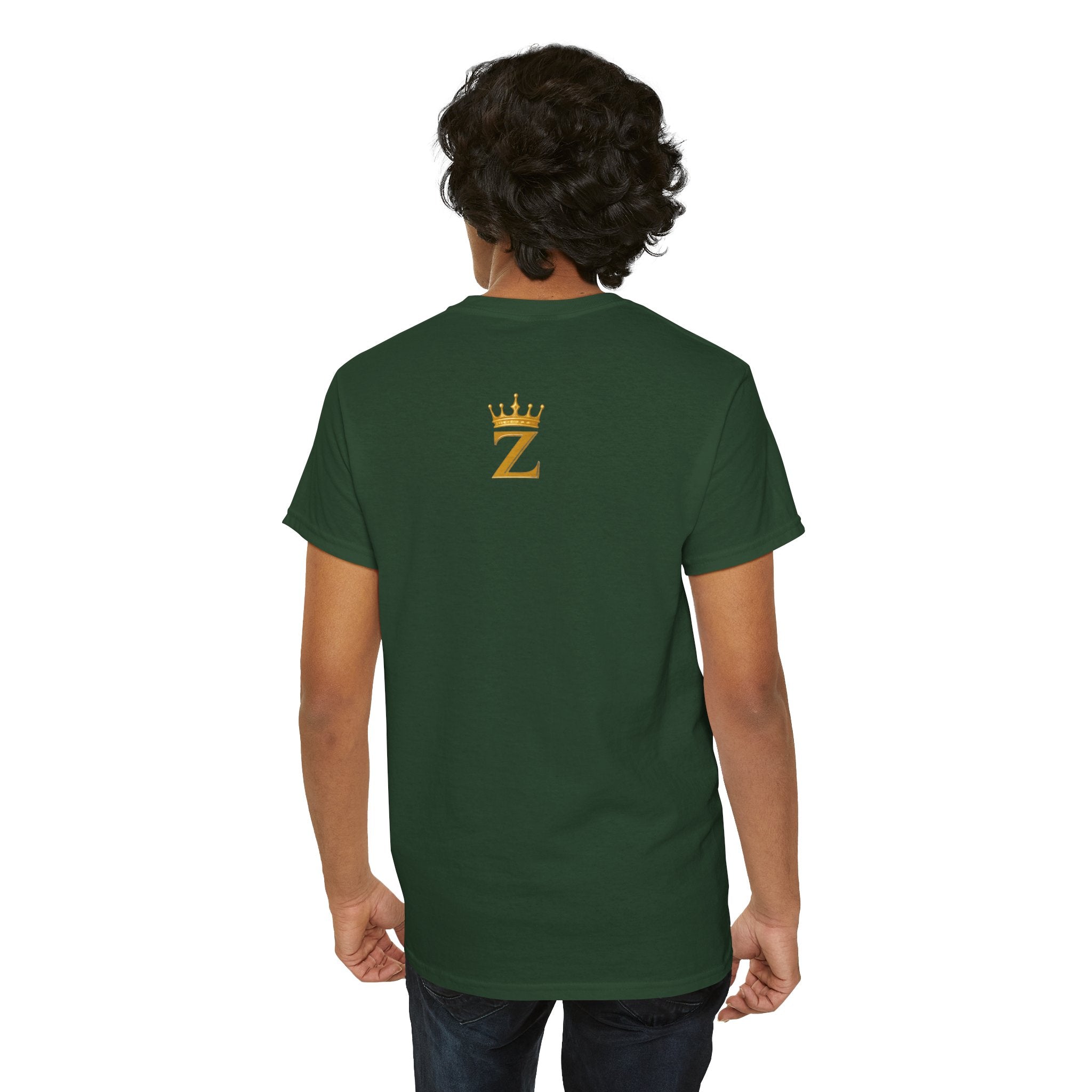 Unisex Zealous For All T-Shirt (Gold Logo (with Back logo) T-shirt) Printify