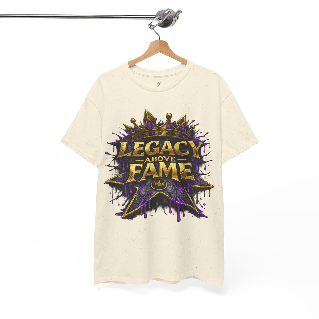 Adult Legacy Above Fame Graphic T-Shirt (Purple Drip) - Zealous For All
