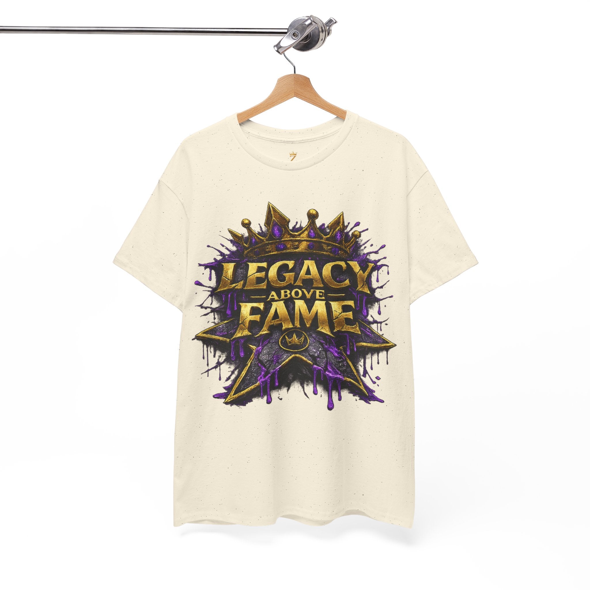 Adult Legacy Above Fame Graphic T-Shirt (Purple Drip) - Zealous For All
