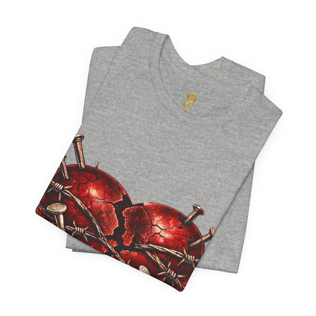 Red Heart T-Shirt (Discipline Over Emotions)