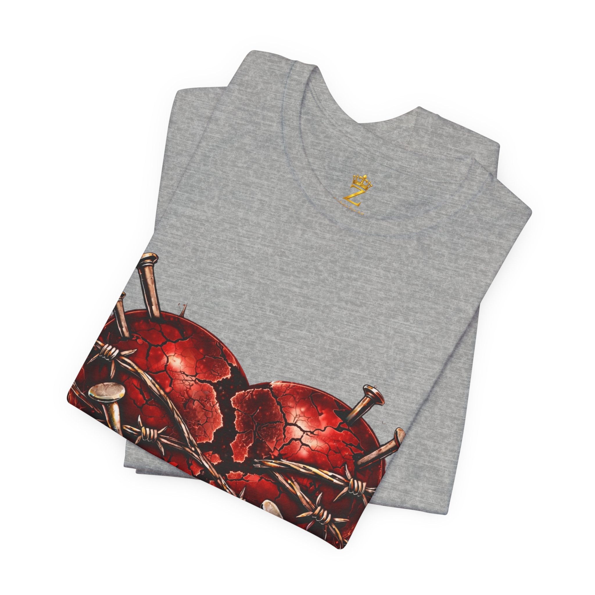 Red Heart T-Shirt (Discipline Over Emotions)
