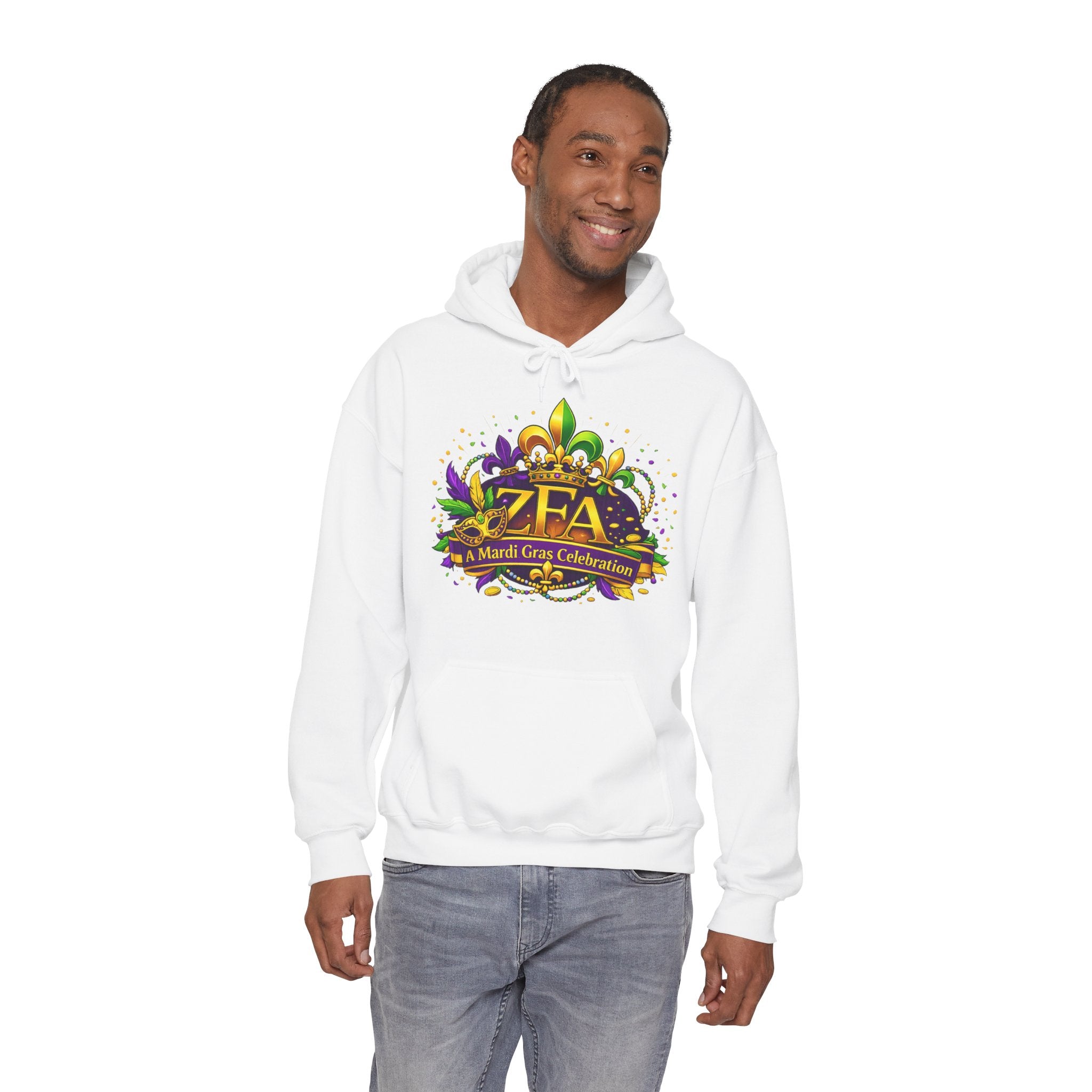 COMING WINTER... ZFA Mardi Gras Celebration Hoodie — Mardi Gras Edition Printify