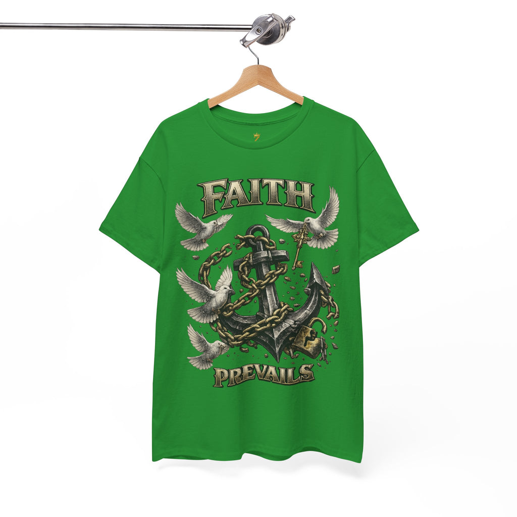 Adult Faith Prevails T‑Shirt (Black Anchor) Printify