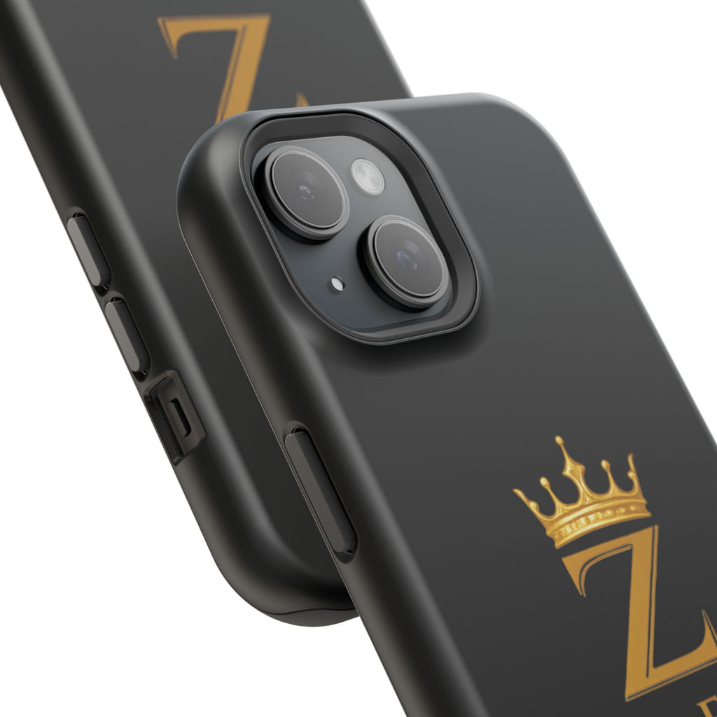 Phone Case — "Zealous For All" Gold Crown Impact-Resistant Case Printify