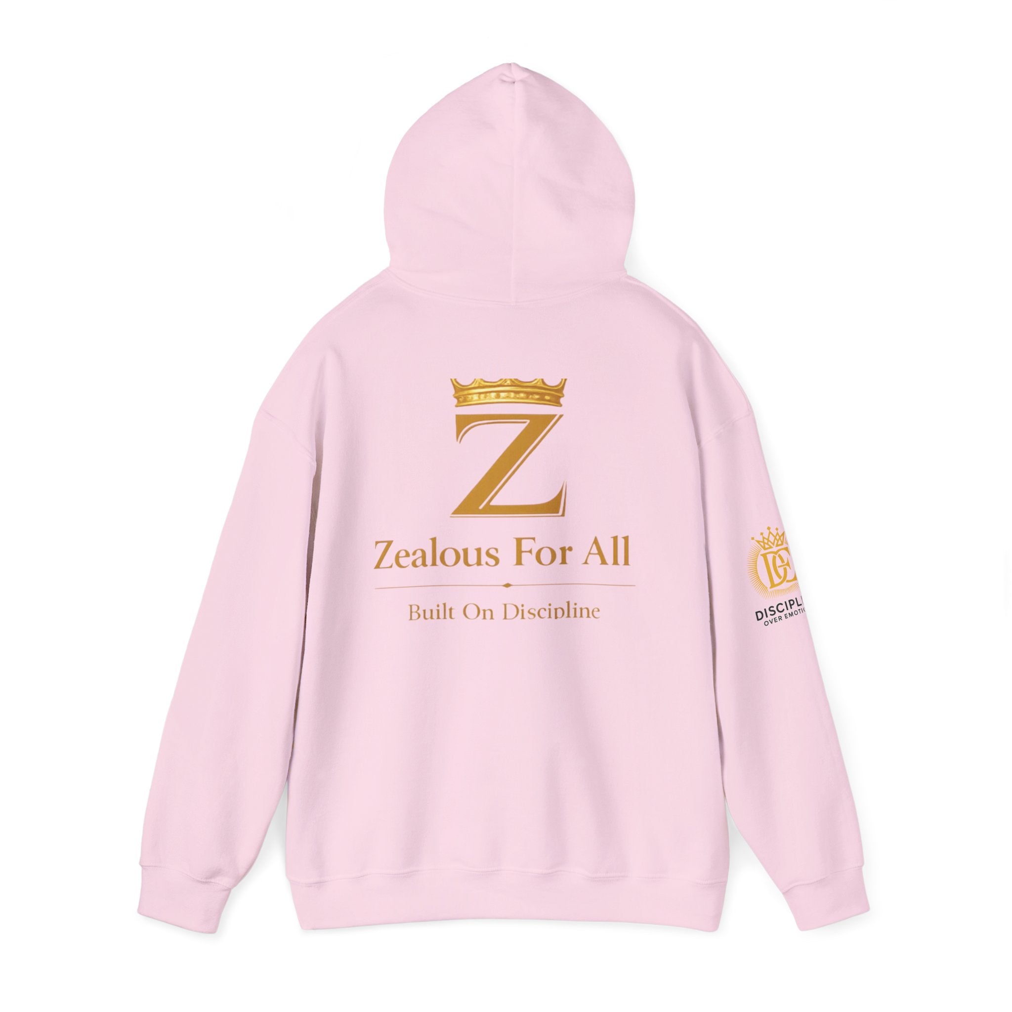 Zealous For All Crown Z Hoodie — Premium White Logo Sweatshirt - Zealous For All