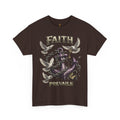 Adult Faith Prevails T‑Shirt (Purple Anchor) Printify