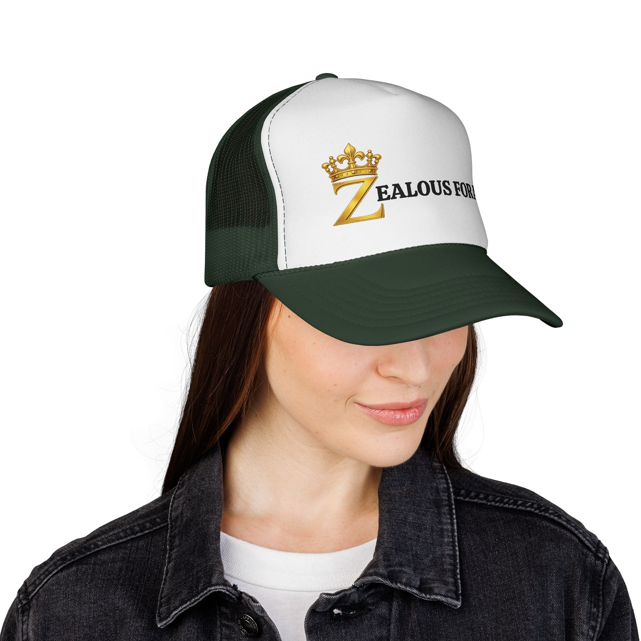 Zealous For All Trucker Caps Printify