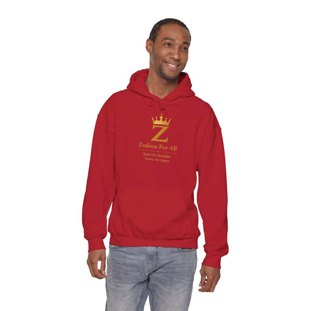 Zealous For All Hoodie — Gold Logo - Zealous For All