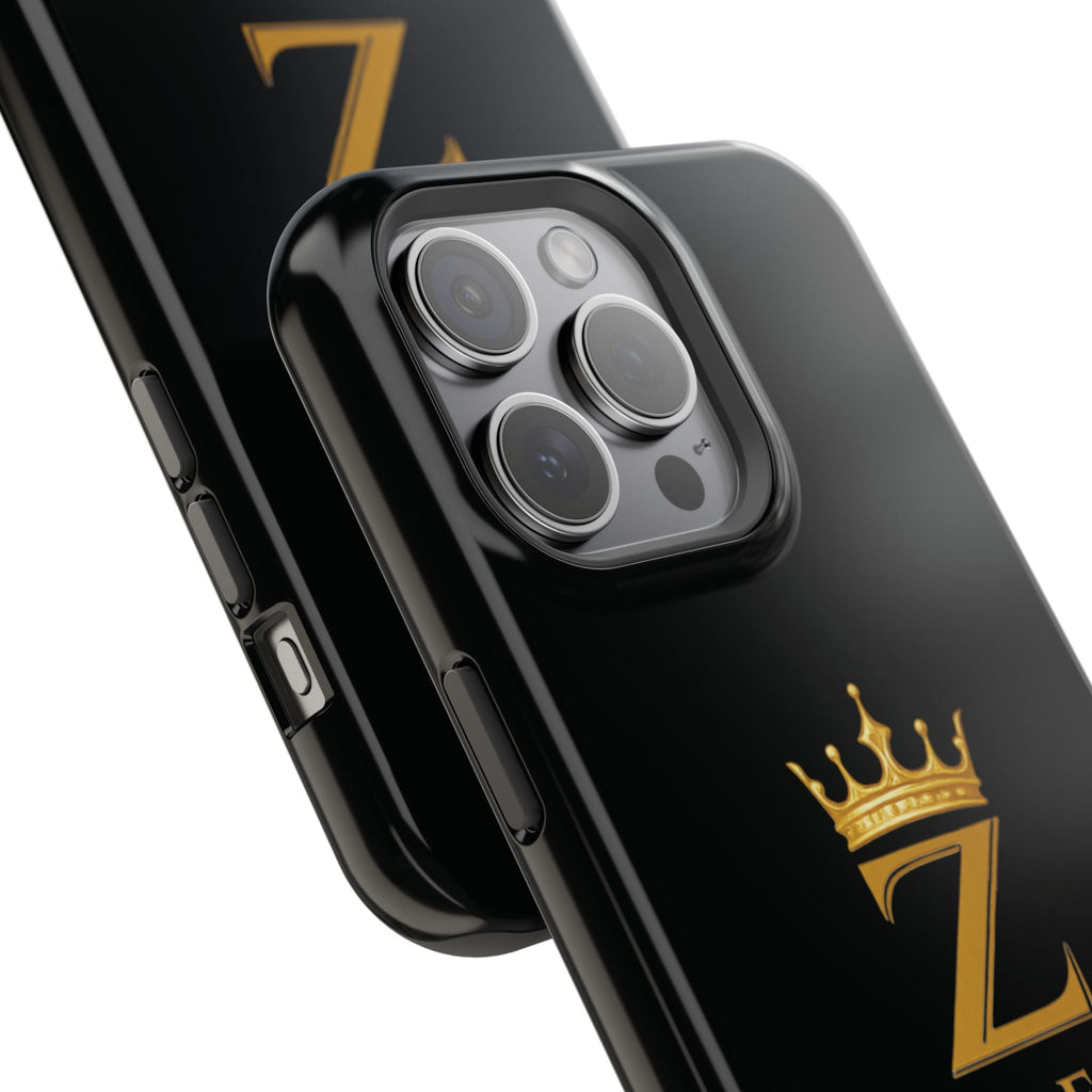 Phone Case — "Zealous For All" Gold Crown Impact-Resistant Case Printify