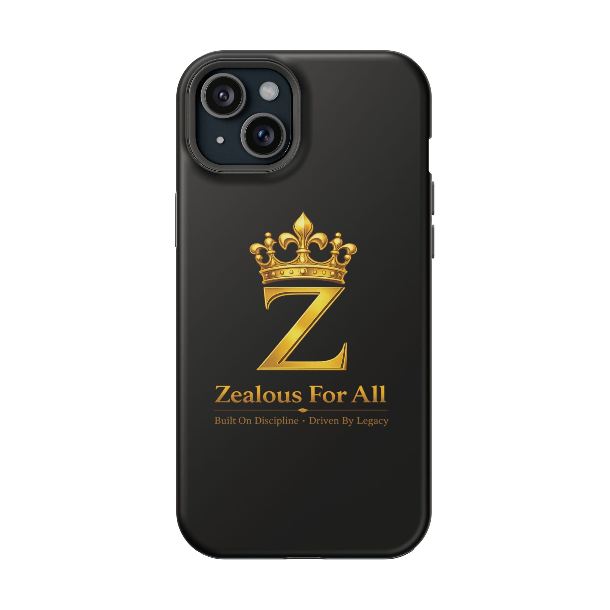 ZFA Phone Case  — "Zealous For All" Gold Crown Impact-Resistant Case Printify