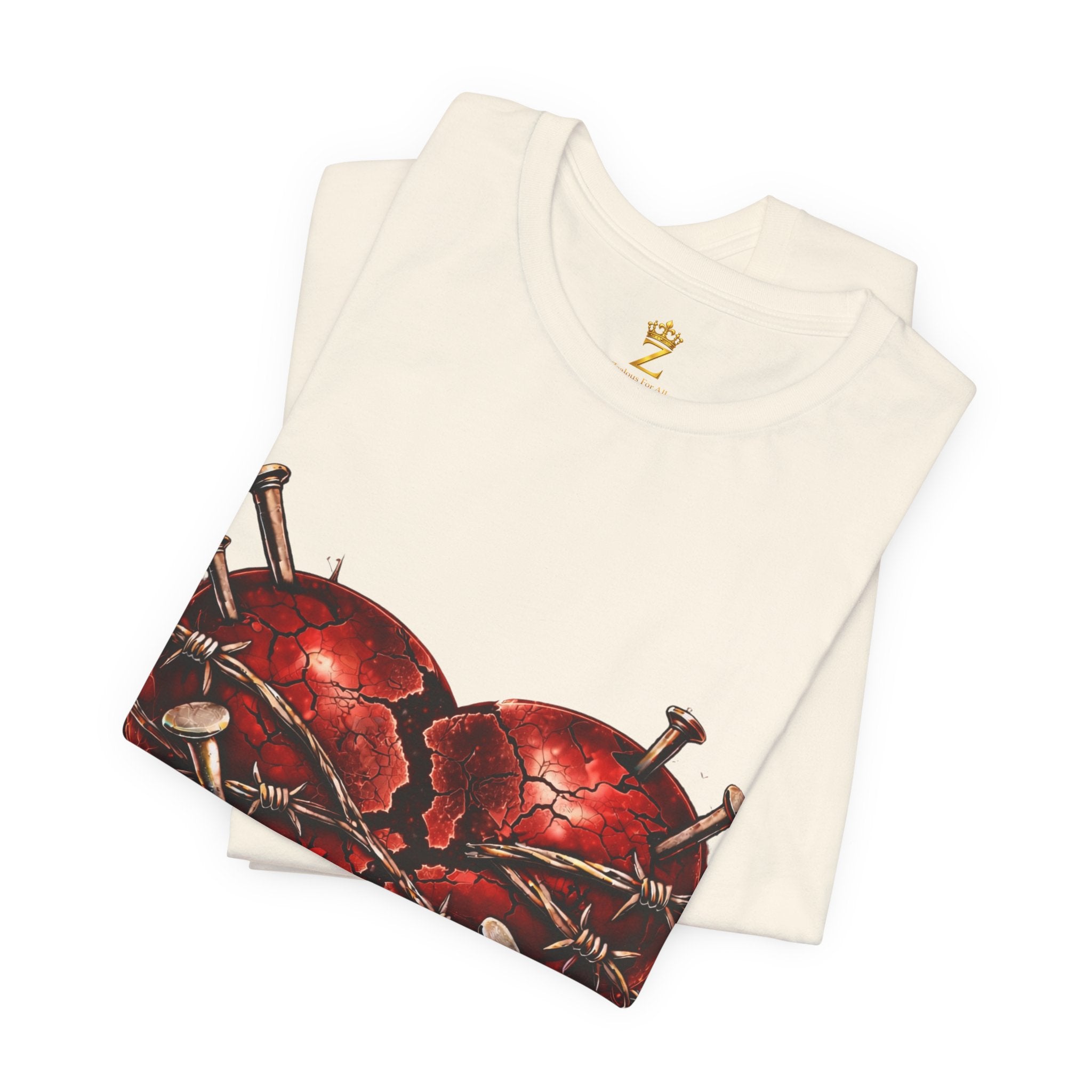 Red Heart T-Shirt (Discipline Over Emotions)