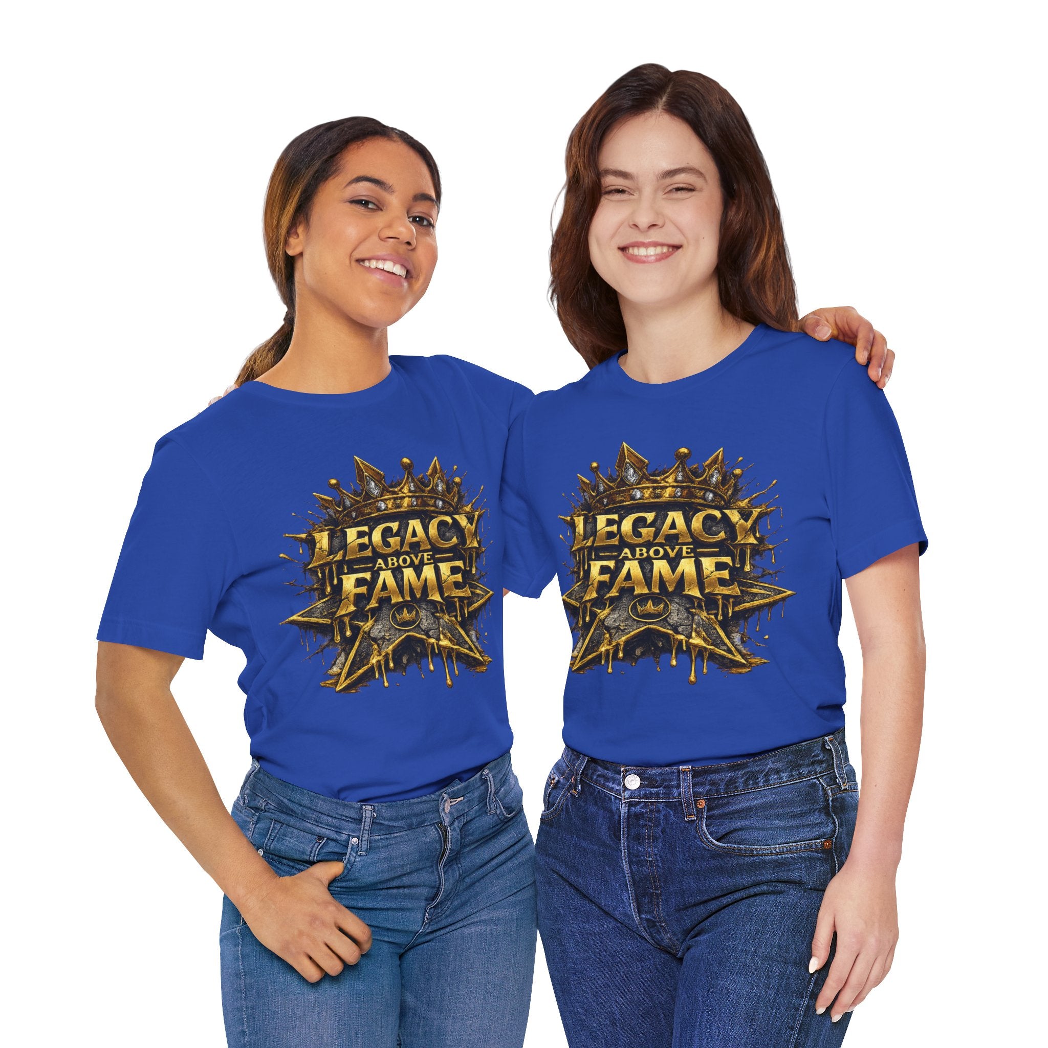 COMING SOON... Legacy Above Fame Graphic Tee (Gold Crown) Printify