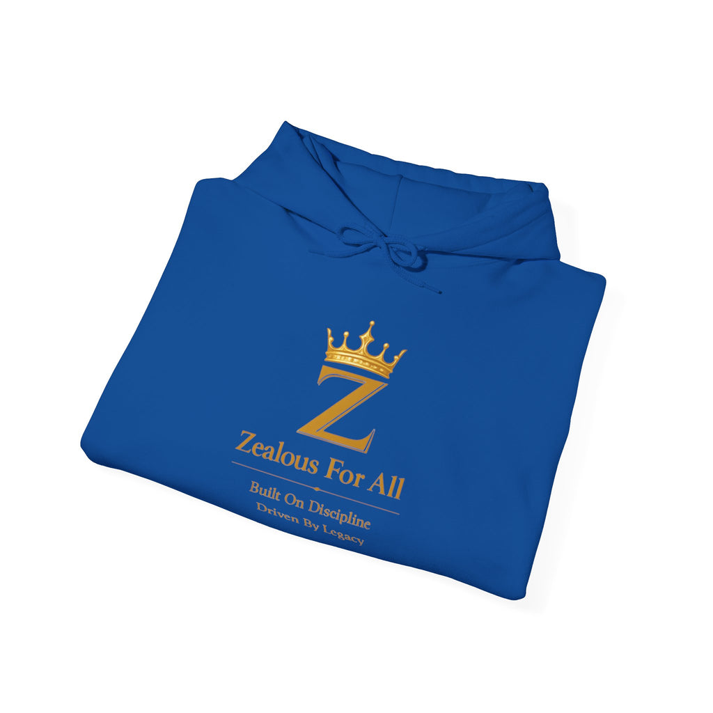 Zealous For All Hoodie — Gold Logo - Zealous For All