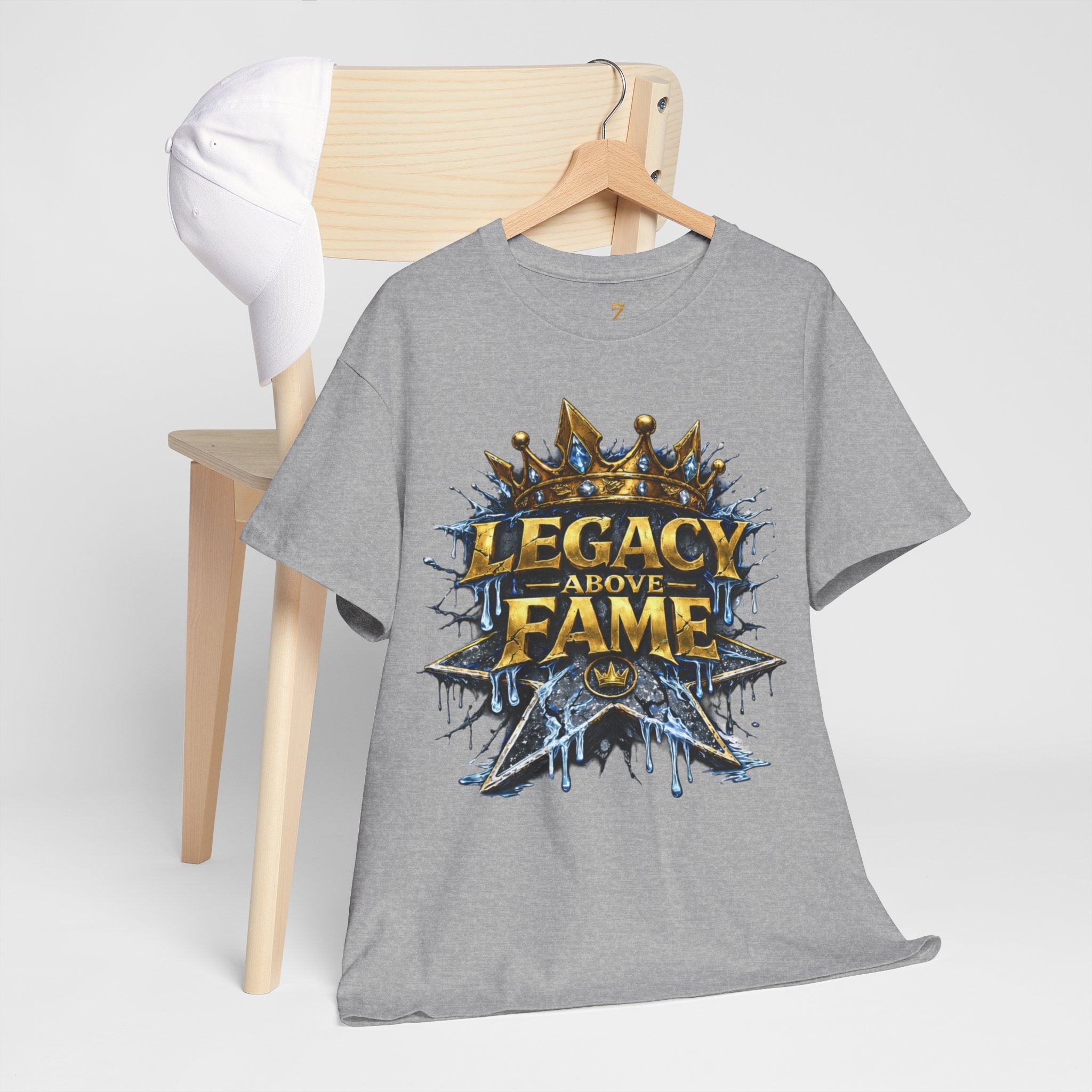 Adult Legacy Above Fame Graphic T-Shirt (Icy Blue Drip) - Zealous For All