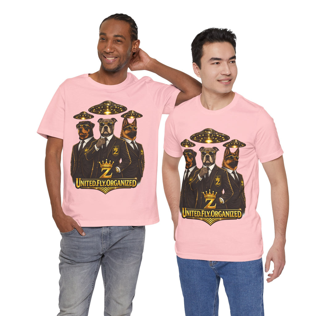 COMING SOON... United. Fly. Organized. Graphic Tee (Gold) Printify