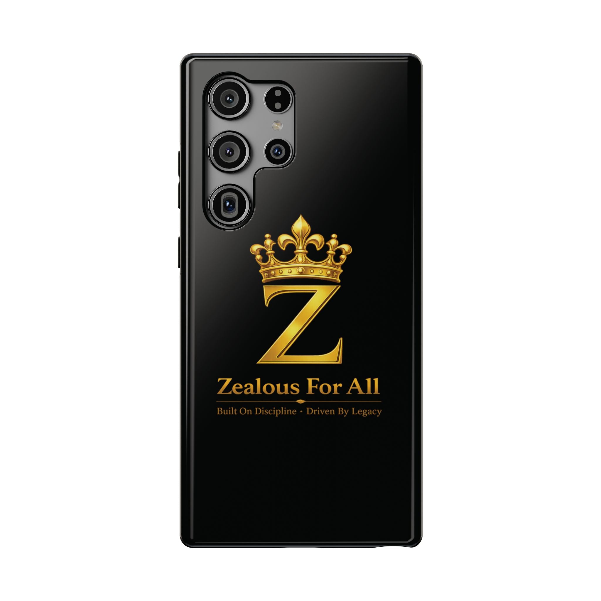 ZFA Phone Case  — "Zealous For All" Gold Crown Impact-Resistant Case Printify