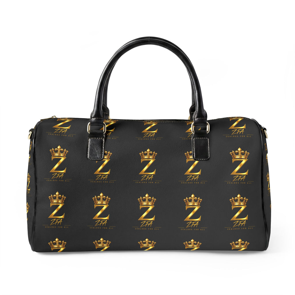 Faux Leather Travel Bag