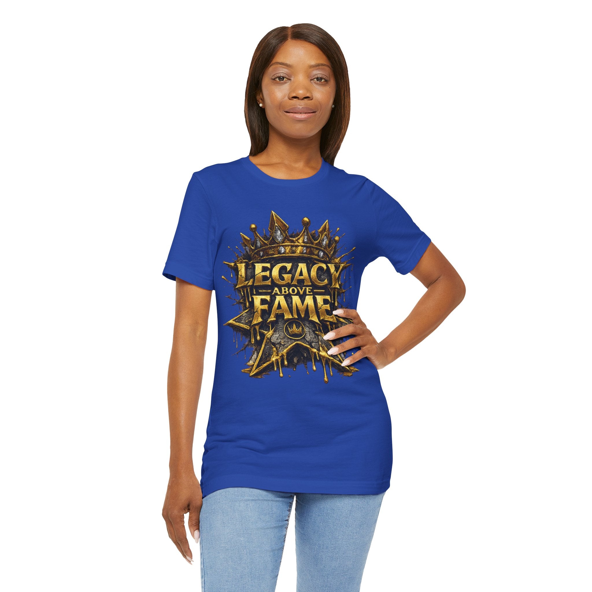 COMING SOON... Legacy Above Fame Graphic Tee (Gold Crown) Printify