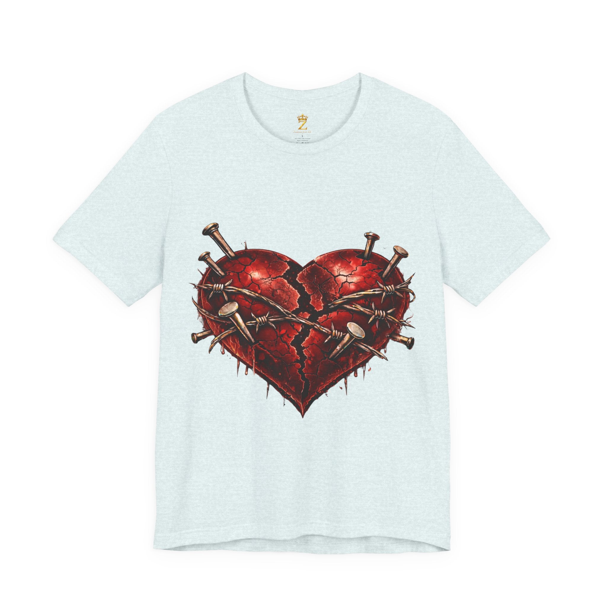 Red Heart T-Shirt (Discipline Over Emotions)