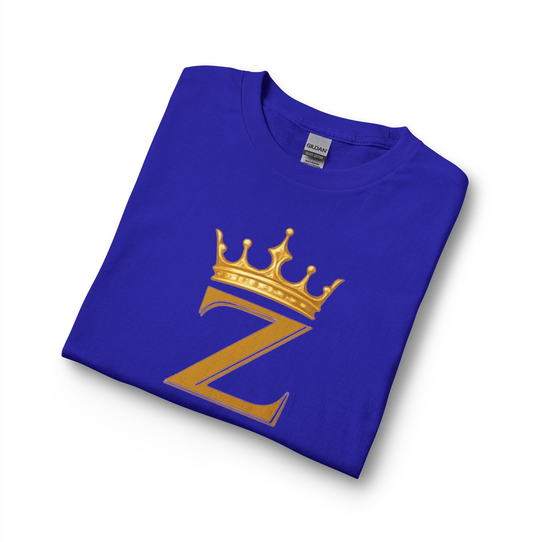 Long Sleeve Shirt — "Zealous For All" Gold Crown Logo, Motivational Athletic Streetwear Printify