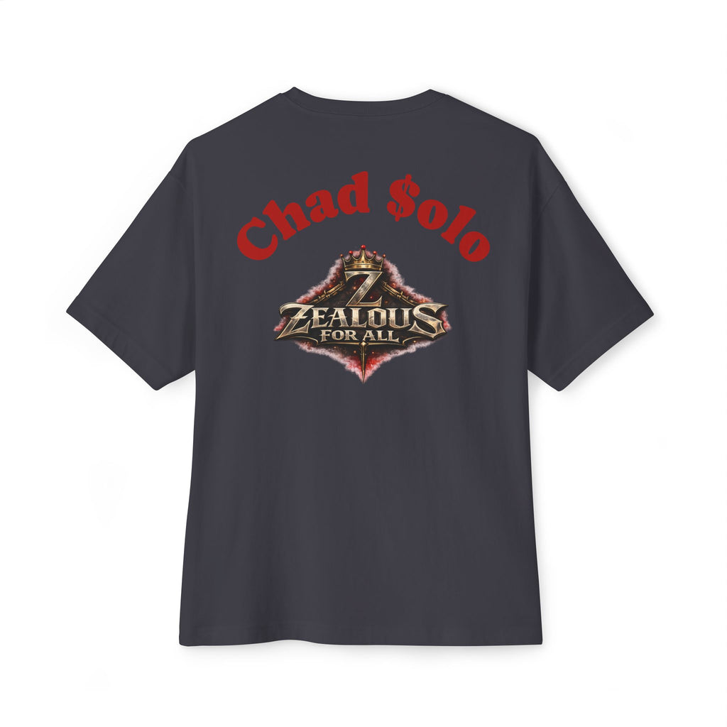 CEO CHAD EDITION *Oversized* Discipline Over Emotions Graphic Tee (Red Heart) Printify