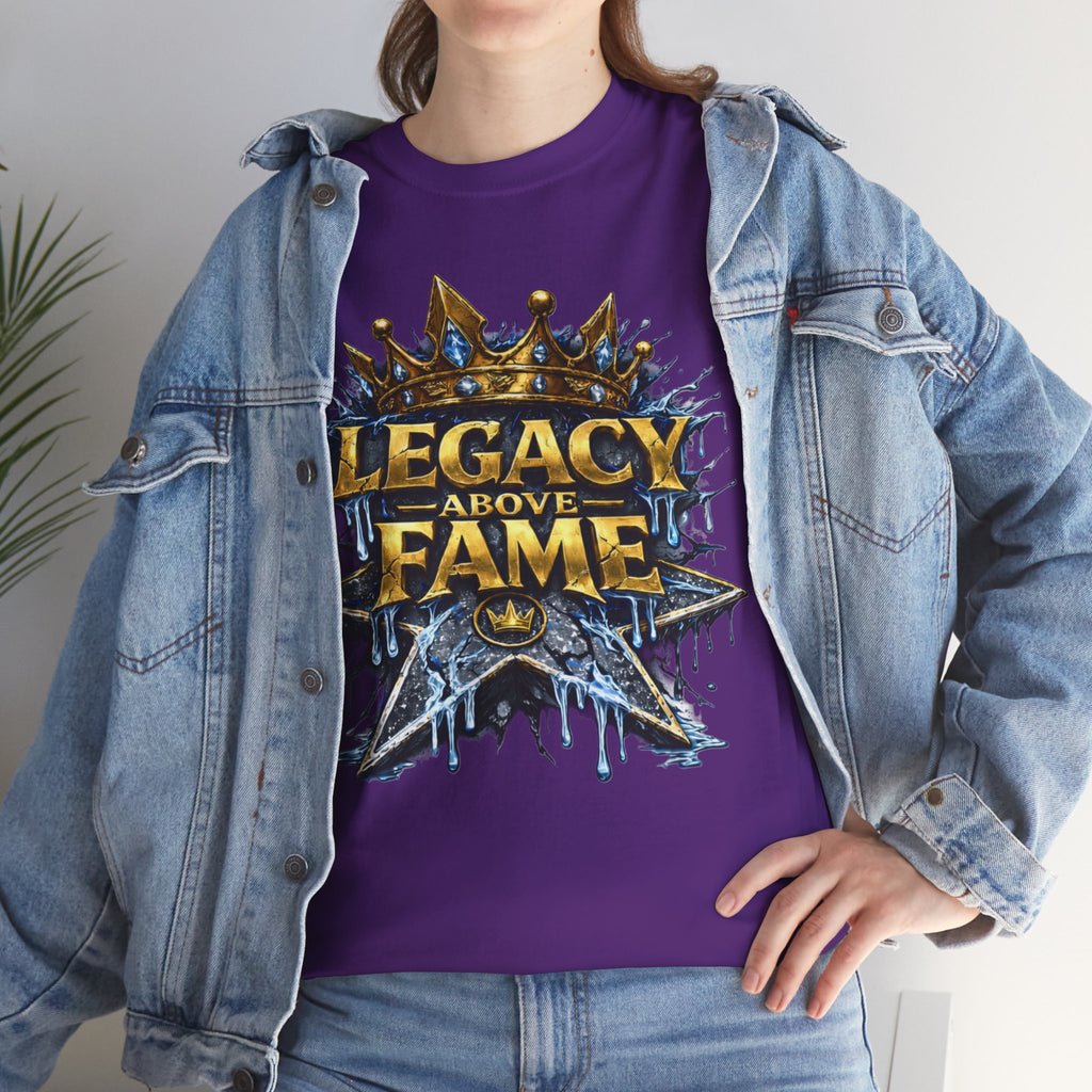 Adult Legacy Above Fame Graphic T-Shirt (Icy Blue Drip) - Zealous For All
