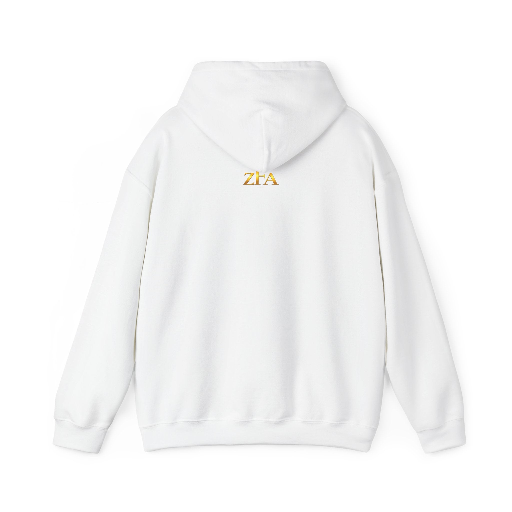Zealous For All Hoodie — Gold Logo Printify