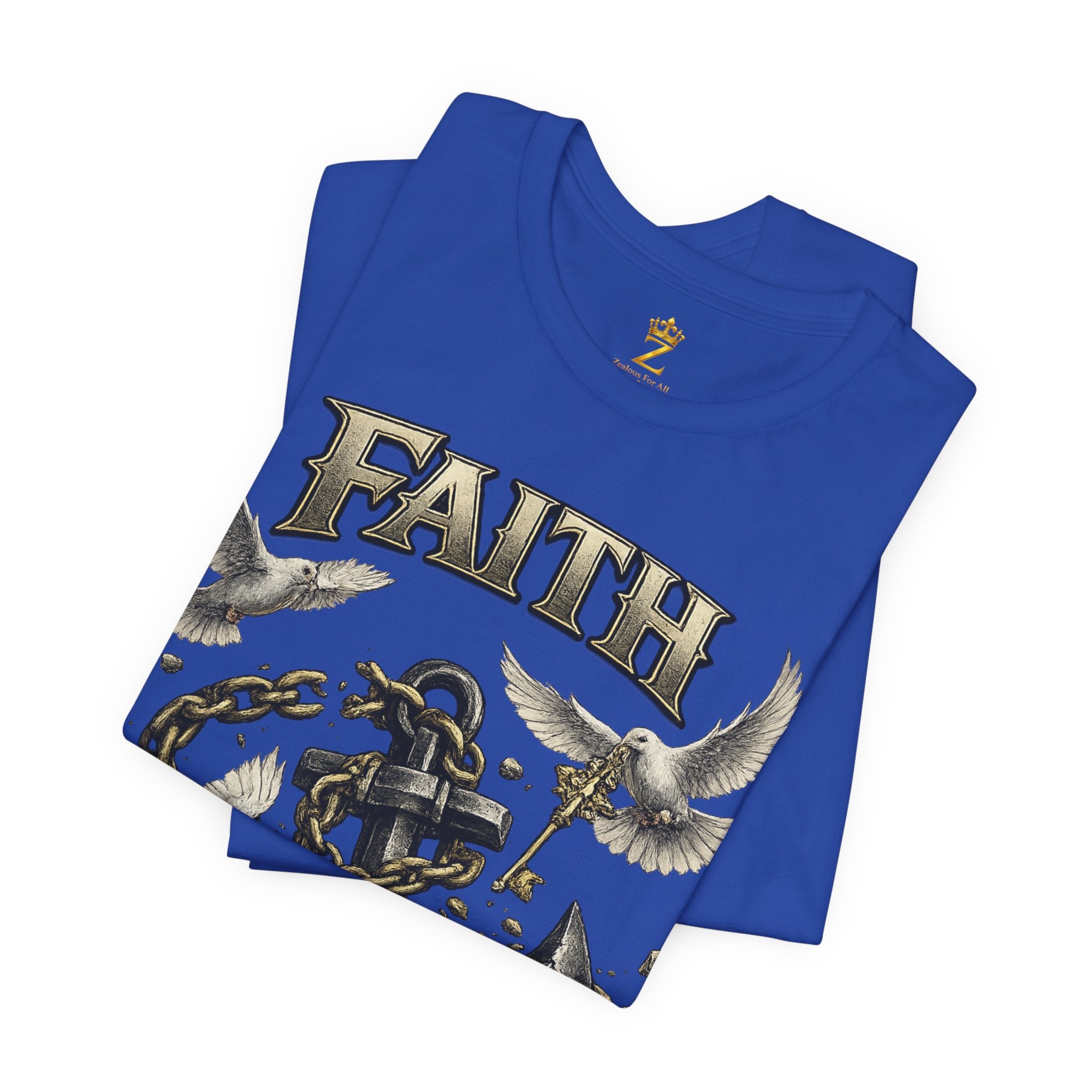 Faith Prevails T‑Shirt (Black Anchor) Printify