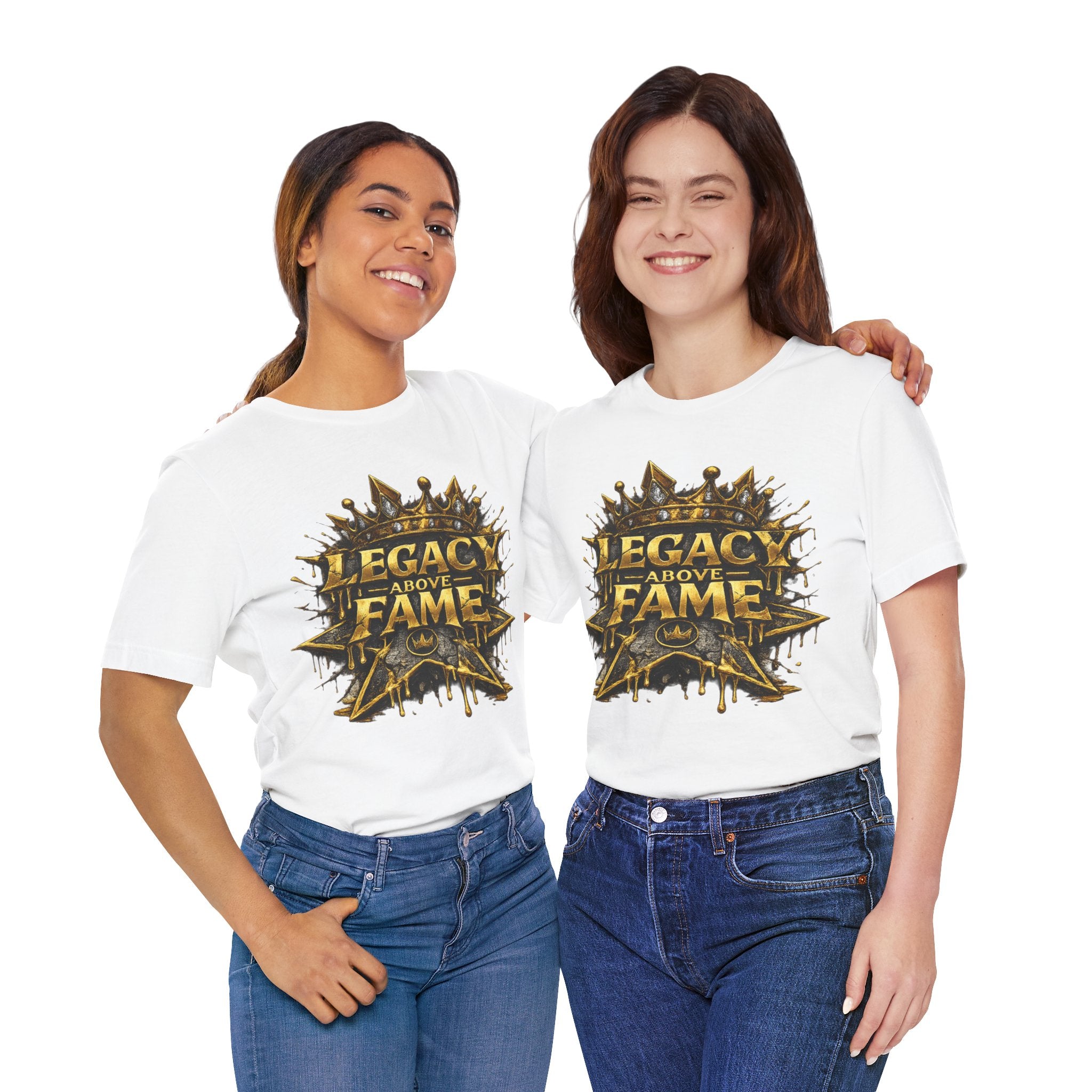 COMING SOON... Legacy Above Fame Graphic Tee (Gold Crown) Printify