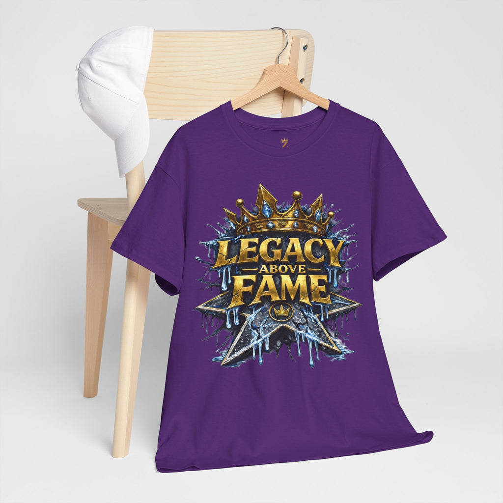 Adult Legacy Above Fame Graphic T-Shirt (Icy Blue Drip) - Zealous For All