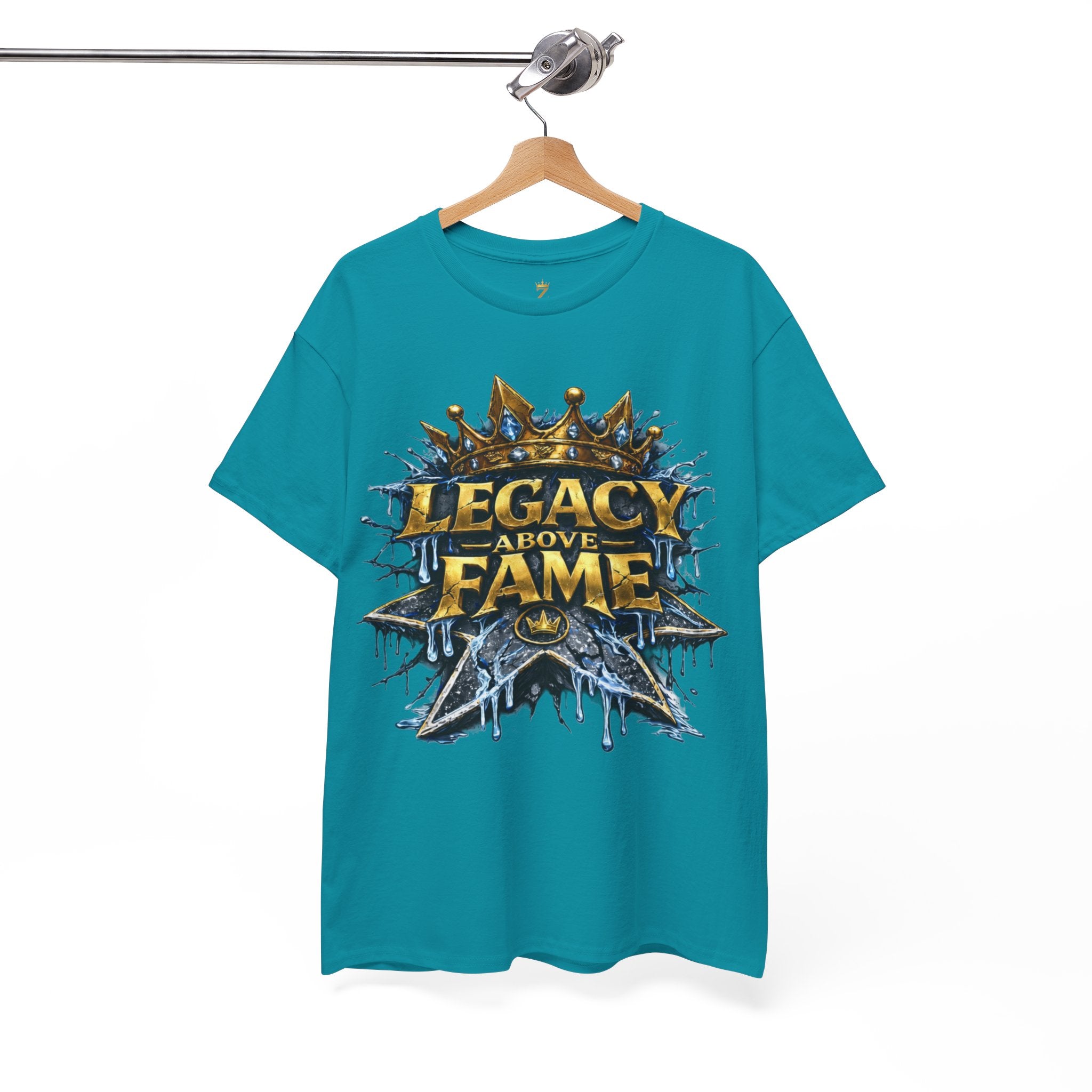 Adult Legacy Above Fame Graphic T-Shirt (Icy Blue Drip) - Zealous For All