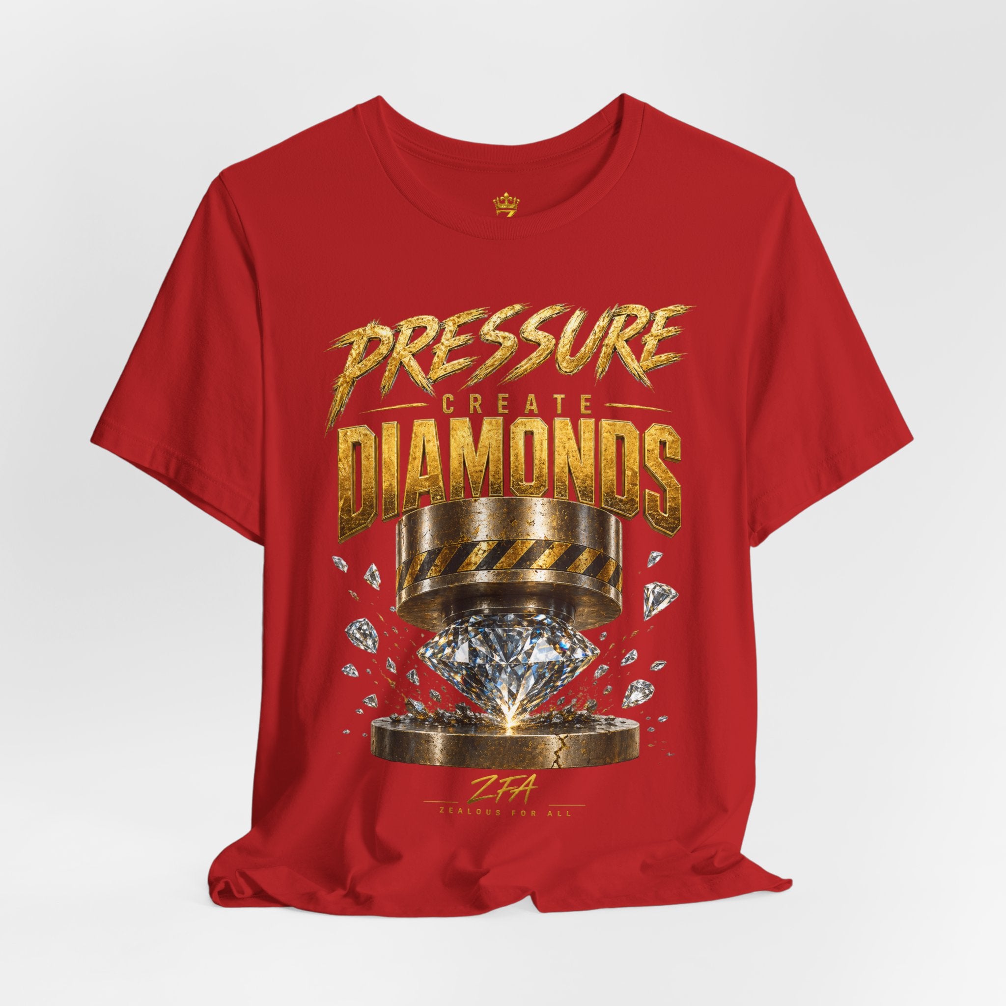 Pressure Create Diamonds T-Shirt — Motivational Graphic Tee